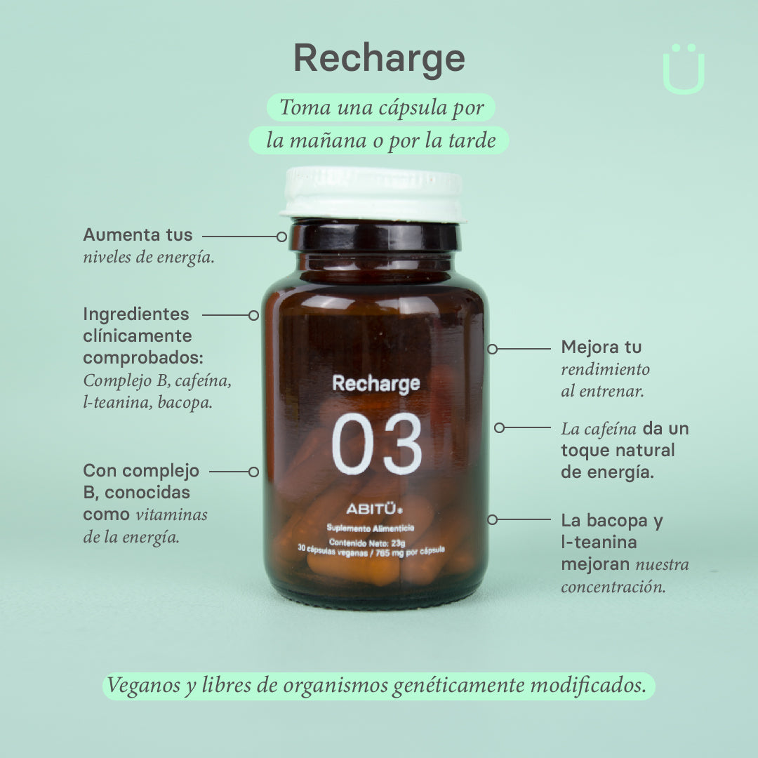 Recharge: la vitamina para tener más energía